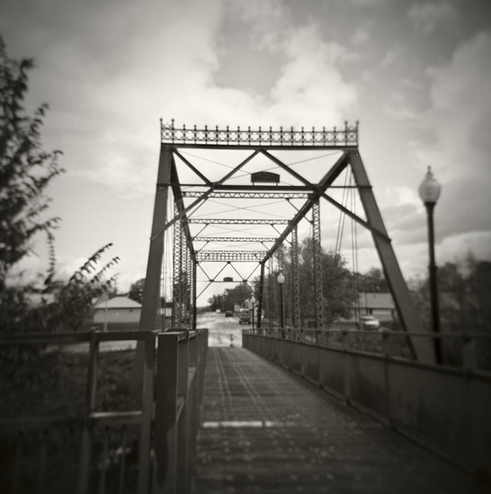 foot bridge over the Zumbro River