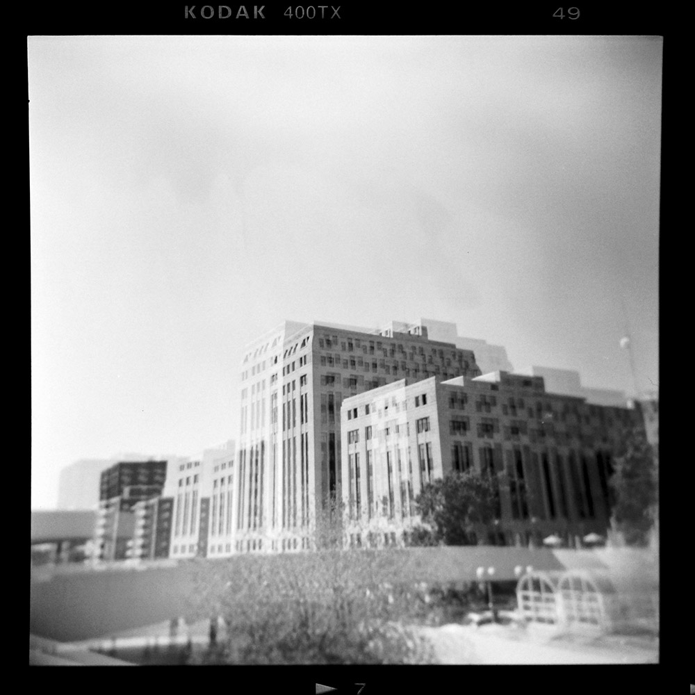 Double exposure of an otherwise boring frame