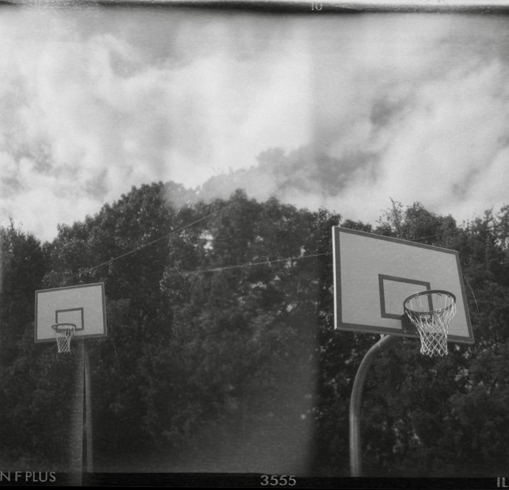 (Double exposure) the hoop