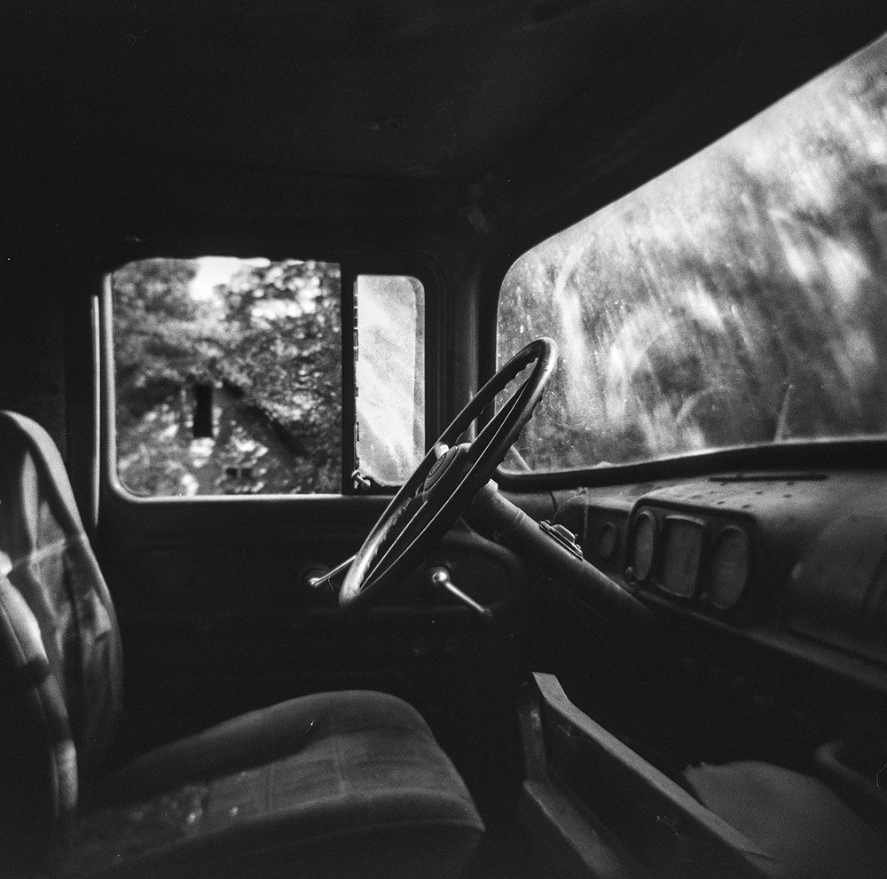 Old abandoned truck