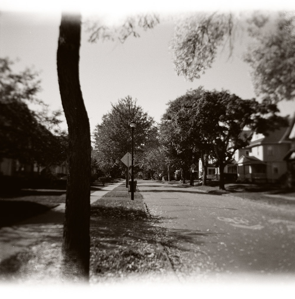 Suburbia in Black and White