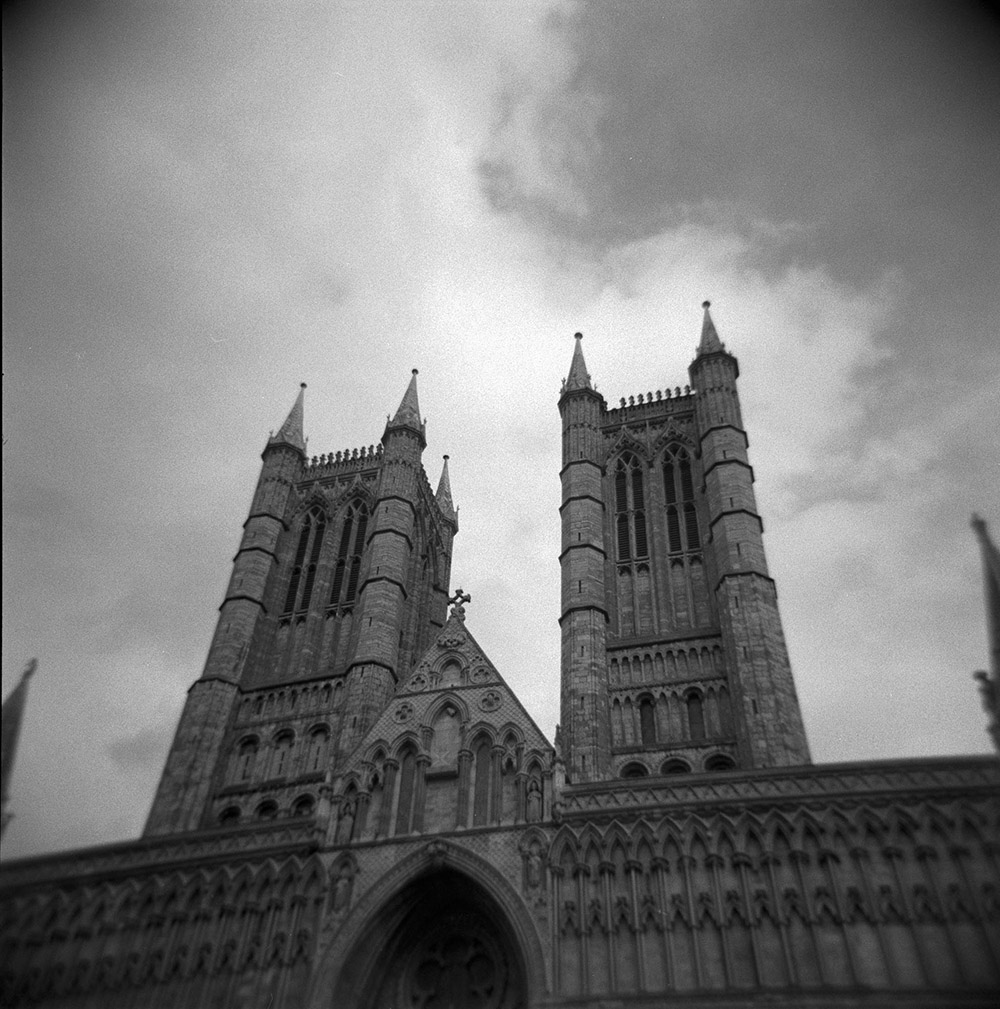 Lincoln Cathedral with rain on the way