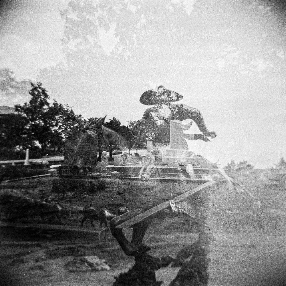 Horseback Double Exposure