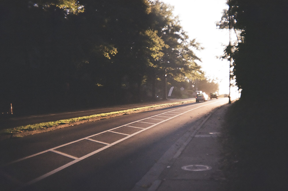 Main Road at Sunset