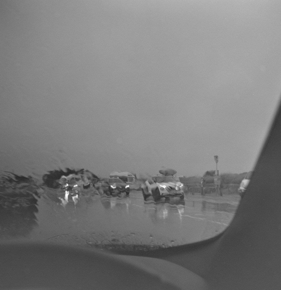 Rainy Day Through the Windscreen