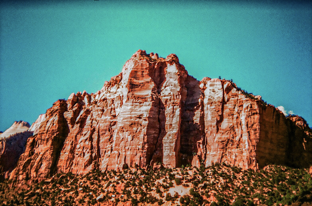 Turquoise Sky Over Zion