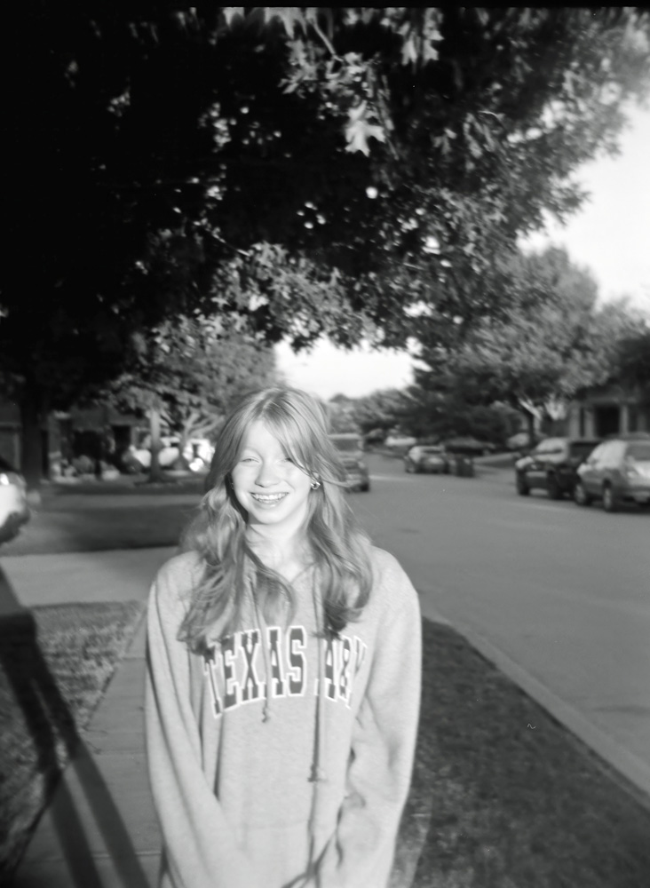 Redhead in Black & White