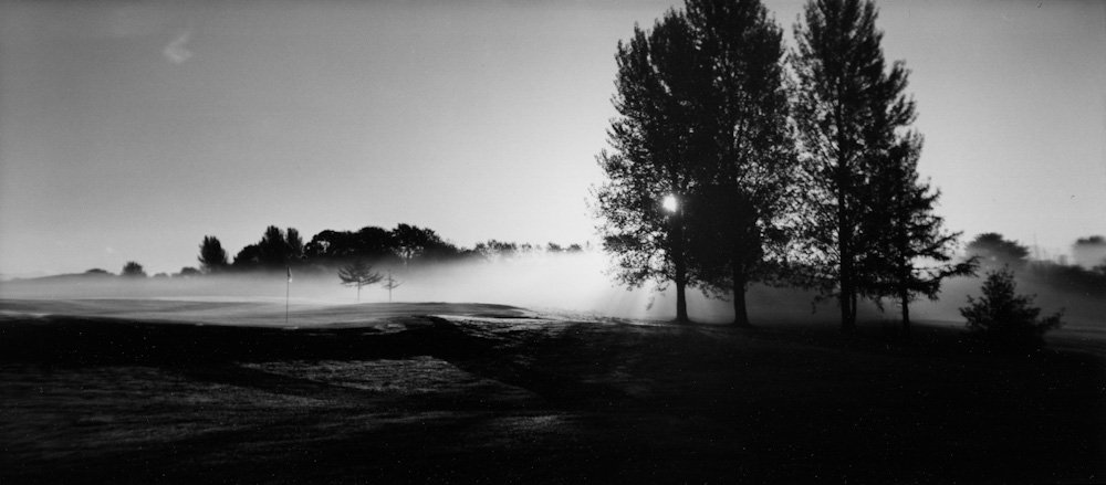 Hole 18 at dawn