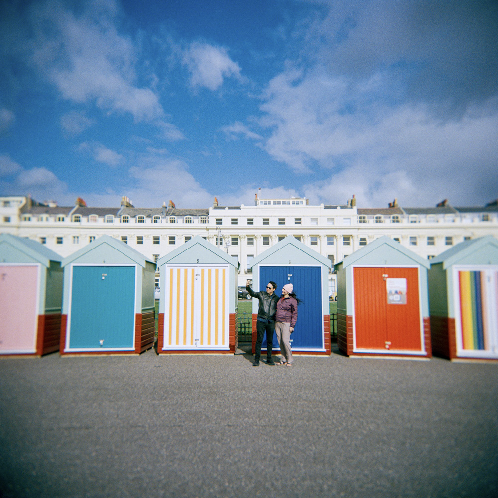 Beach Hut Selfie