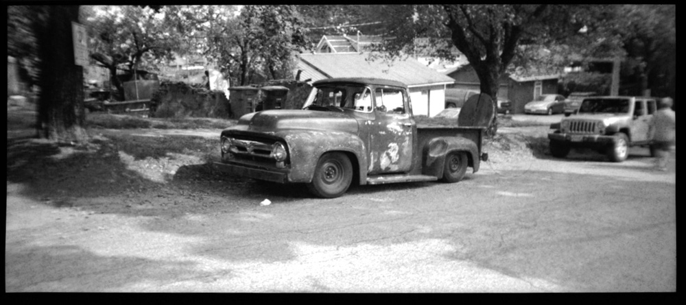 Pick-Up Truck on Street