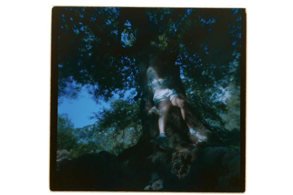 Self-portrait in the forest