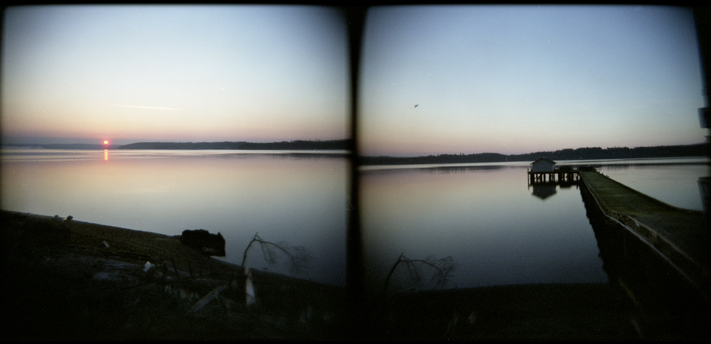 Sunrise in San de Fuca, diptych