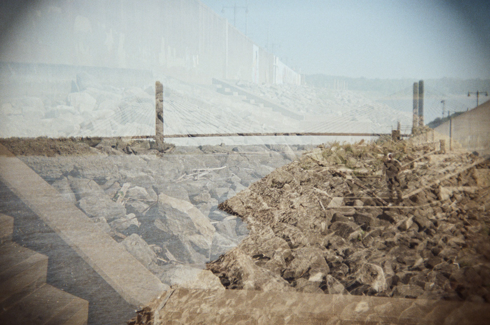 Mississippi River Double Exposure