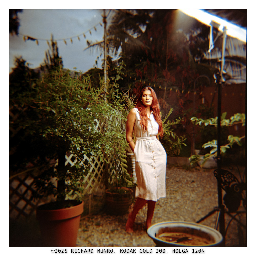 Tori's Backyard BTS Portrait